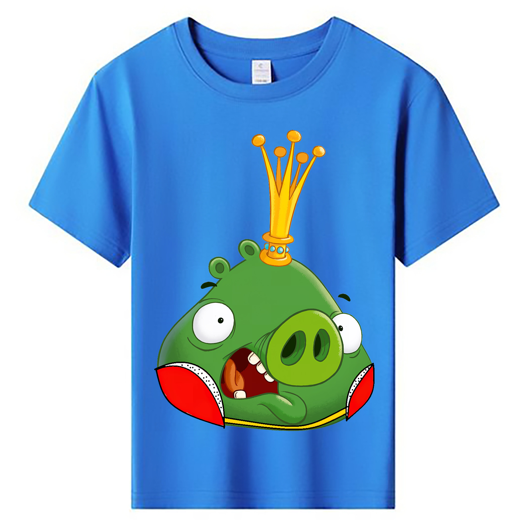 （画像用） Angry Birds アングリーバード 綿100％キッズTシャツ（フロントプリント）